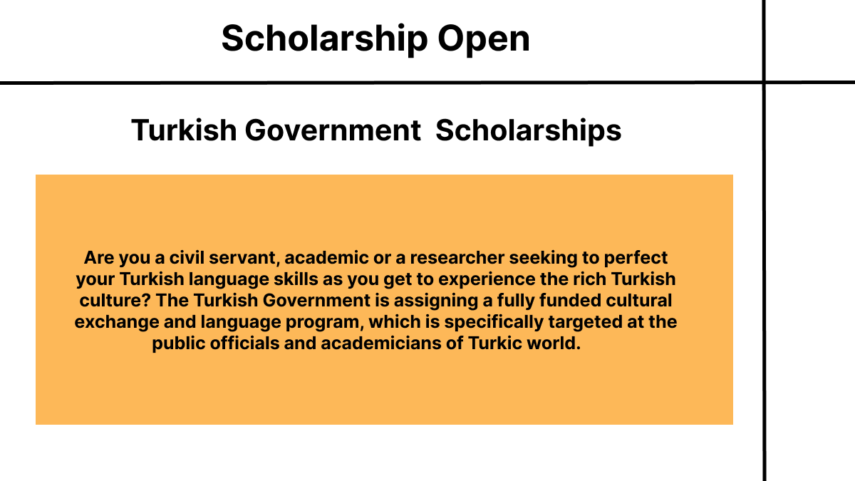 Turkish Government  Scholarships