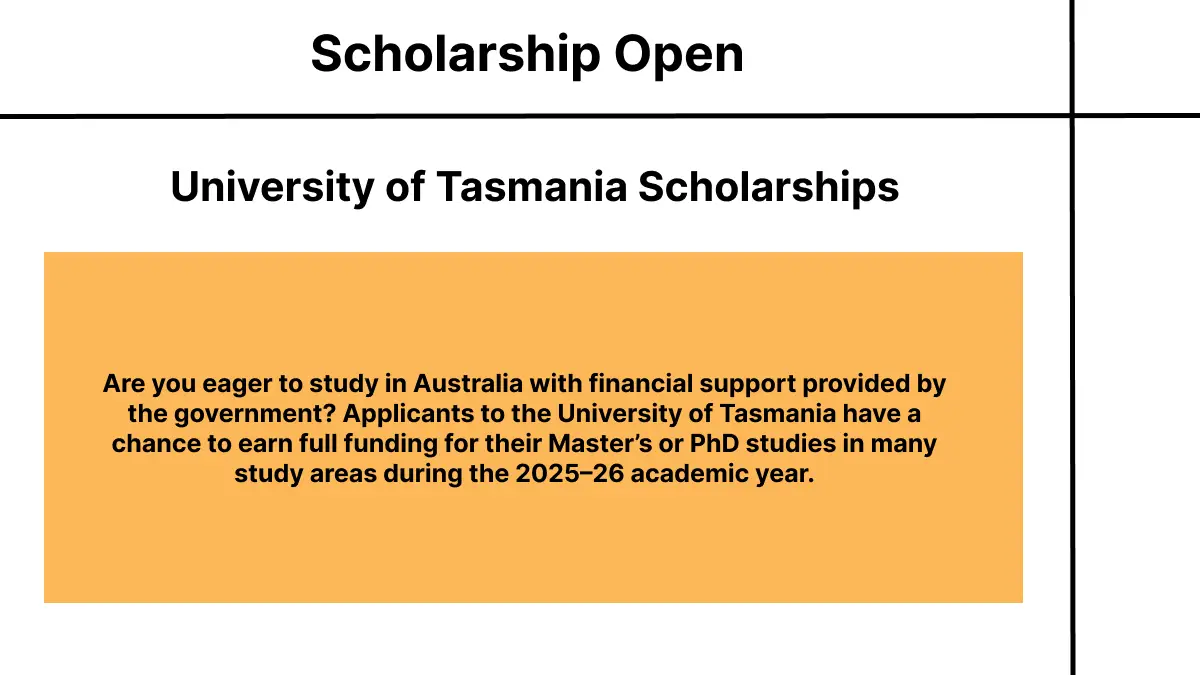 University of Tasmania Scholarships